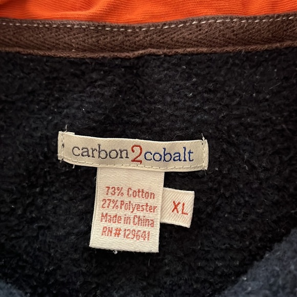 Carbon 2 Cobalt Color Block Zip Front Jacket - Picture 3 of 4